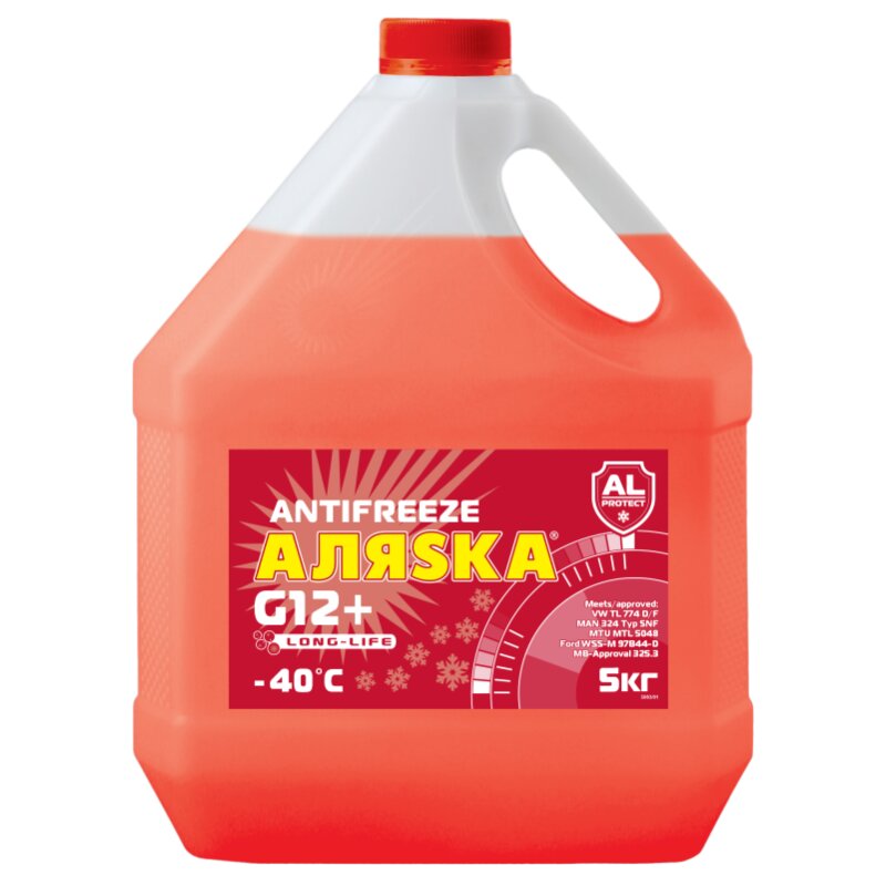 Антифриз Аляsка Long Life, красный, -40°C, 5кг, арт. 5083
Антифриз Аляsка Long Life, красный, -40°C, 5кг, арт. 5083