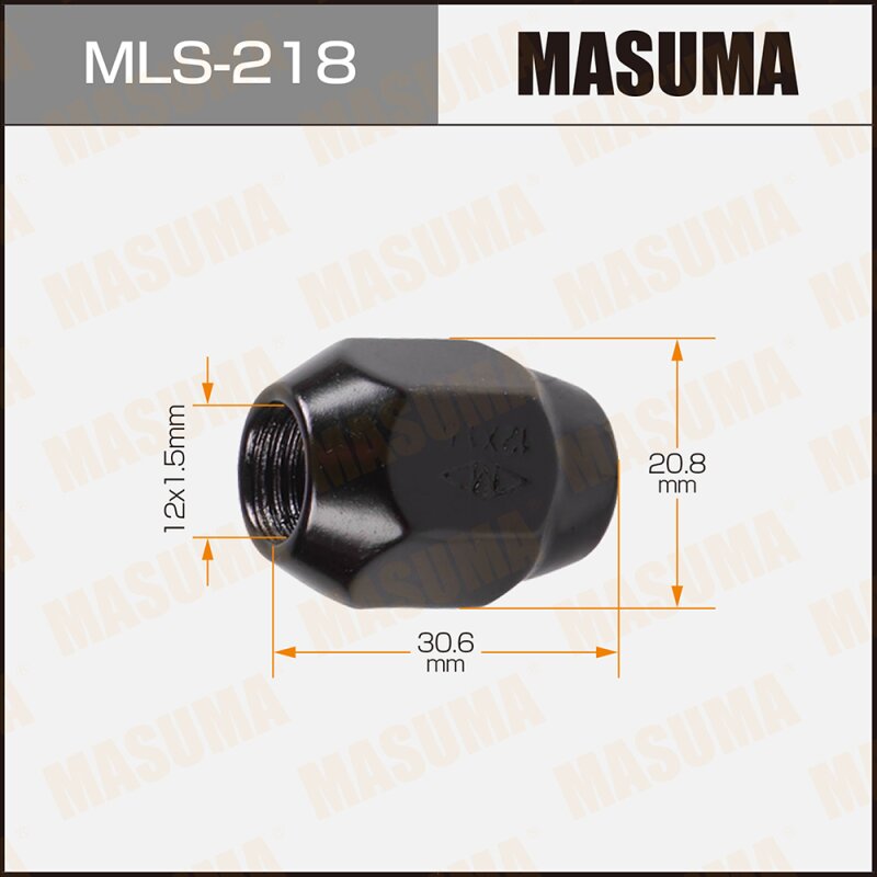 Гайка Masuma, для Toyota, арт. MLS-218
Гайка Masuma, для Toyota, арт. MLS-218