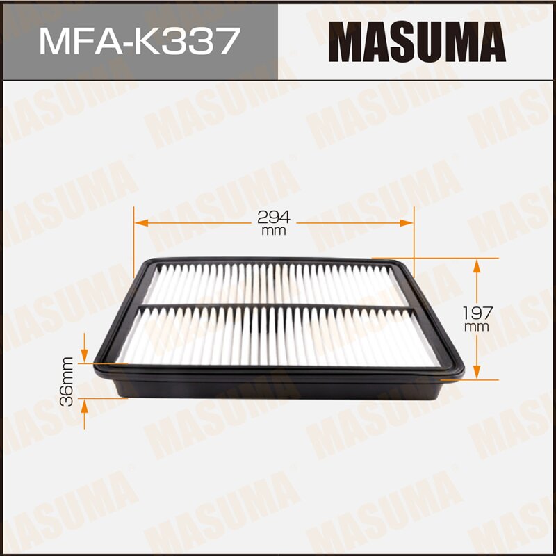 Фильтр воздушный Masuma A11003, арт. MFA-K337
Фильтр воздушный Masuma A11003, арт. MFA-K337