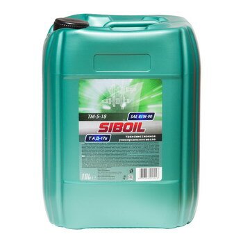 Масло трансмиссионное SIBOIL ТМ-5-18 (ТАД-17И) 85w90 минеральное, GL-5, 10л, арт. 6015
Масло трансмиссионное SIBOIL ТМ-5-18 (ТАД-17И) 85w90 минеральное, GL-5, 10л, арт. 6015