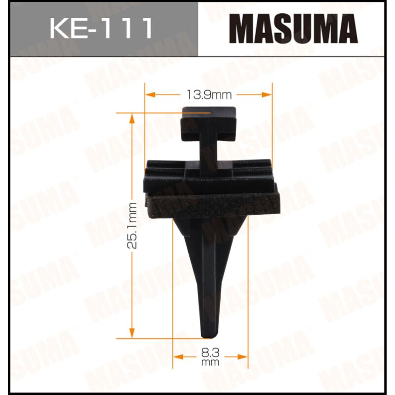 Клипса крепежная MASUMA KE-111 (OEM 4069906, 4494055
Клипса крепежная MASUMA KE-111 (OEM 4069906, 4494055