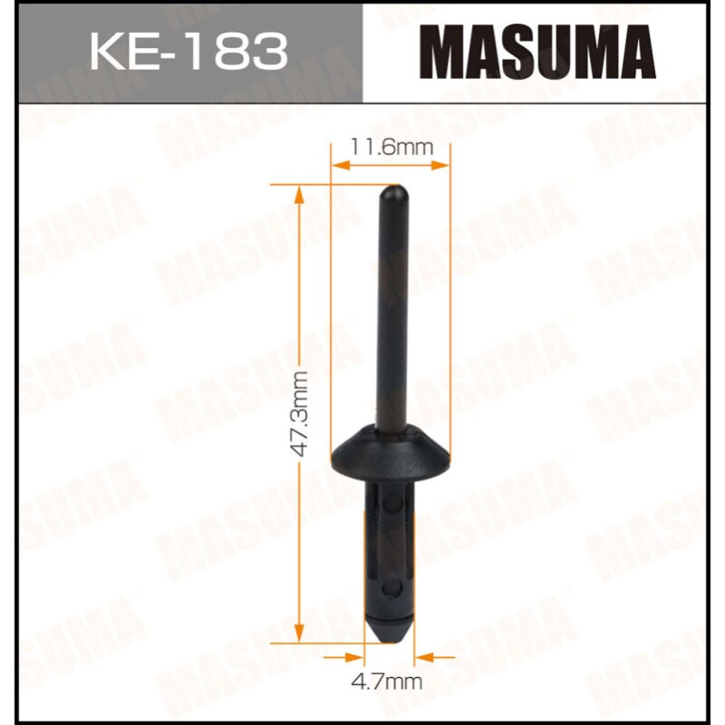 Клипса крепежная MASUMA KE-183 (OEM 20423647, N804189S
Клипса крепежная MASUMA KE-183 (OEM 20423647, N804189S