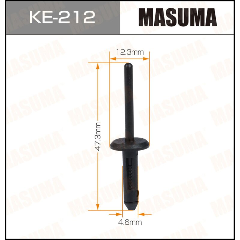 Клипса крепежная MASUMA KE-212 (OEM 17585357701C, 20432975)
Клипса крепежная MASUMA KE-212 (OEM 17585357701C, 20432975)