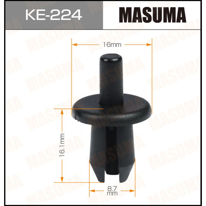 Клипса крепежная MASUMA KE-224 (OEM 15733971, 9133417
Клипса крепежная MASUMA KE-224 (OEM 15733971, 9133417