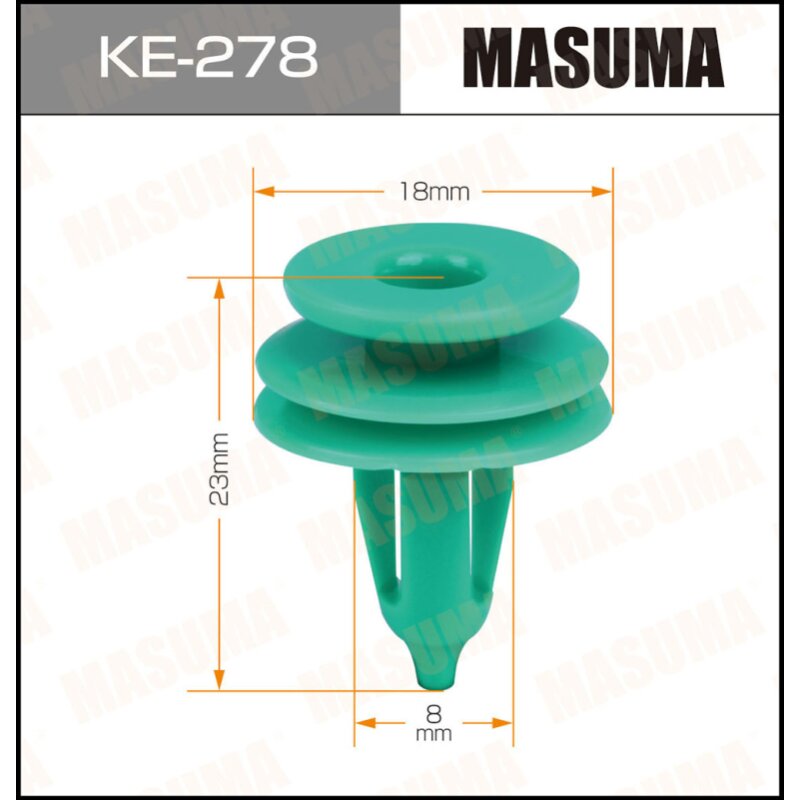 Клипса крепежная MASUMA KE-278 (OEM 06503204) (стоимость за упаковку 50 шт
Клипса крепежная MASUMA KE-278 (OEM 06503204) (стоимость за упаковку 50 шт