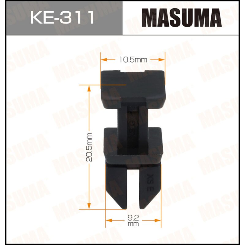 Клипса крепежная MASUMA KE-311 (OEM A1249900792)
Клипса крепежная MASUMA KE-311 (OEM A1249900792)