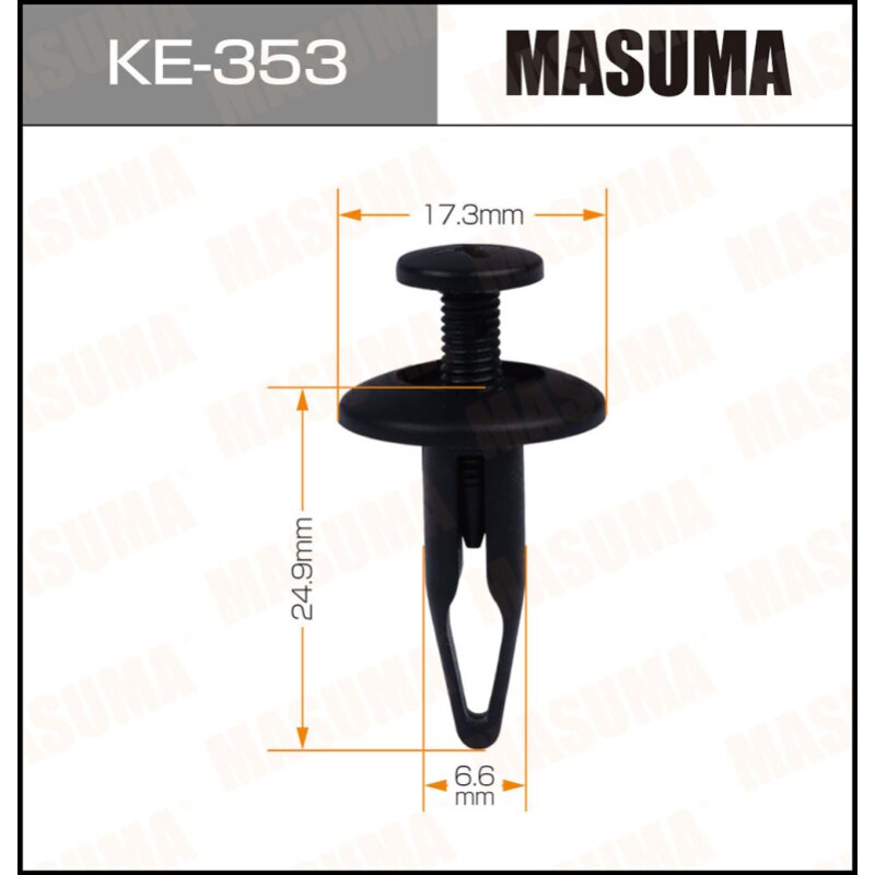 Клипса крепежная MASUMA KE-353 (OEM 20664092, N804570S
Клипса крепежная MASUMA KE-353 (OEM 20664092, N804570S
