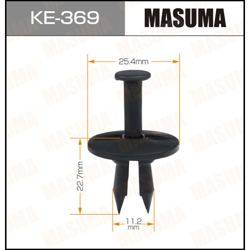 Клипса крепежная MASUMA KE-369 (OEM 16518608, 5973823, 9871015)
Клипса крепежная MASUMA KE-369 (OEM 16518608, 5973823, 9871015)