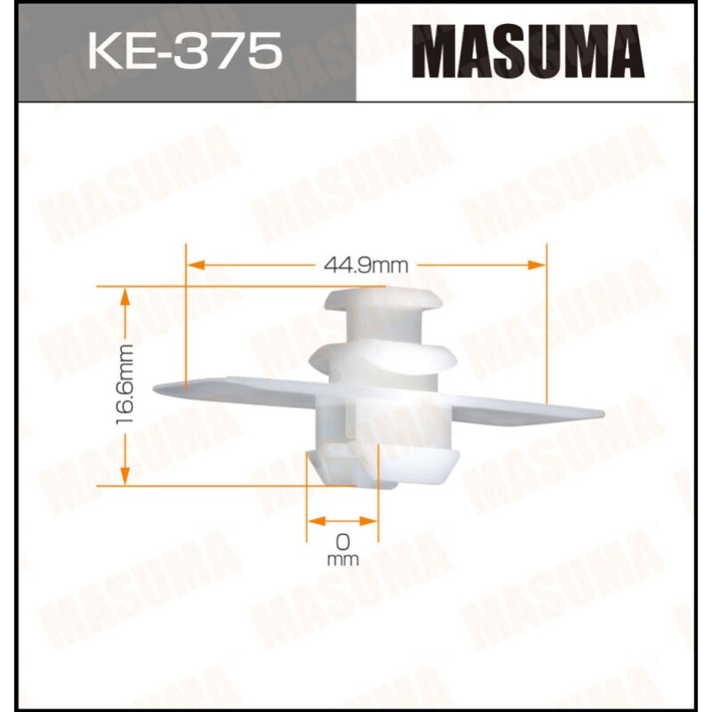 Клипса крепежная MASUMA KE-375 (OEM A0069888978)
Клипса крепежная MASUMA KE-375 (OEM A0069888978)