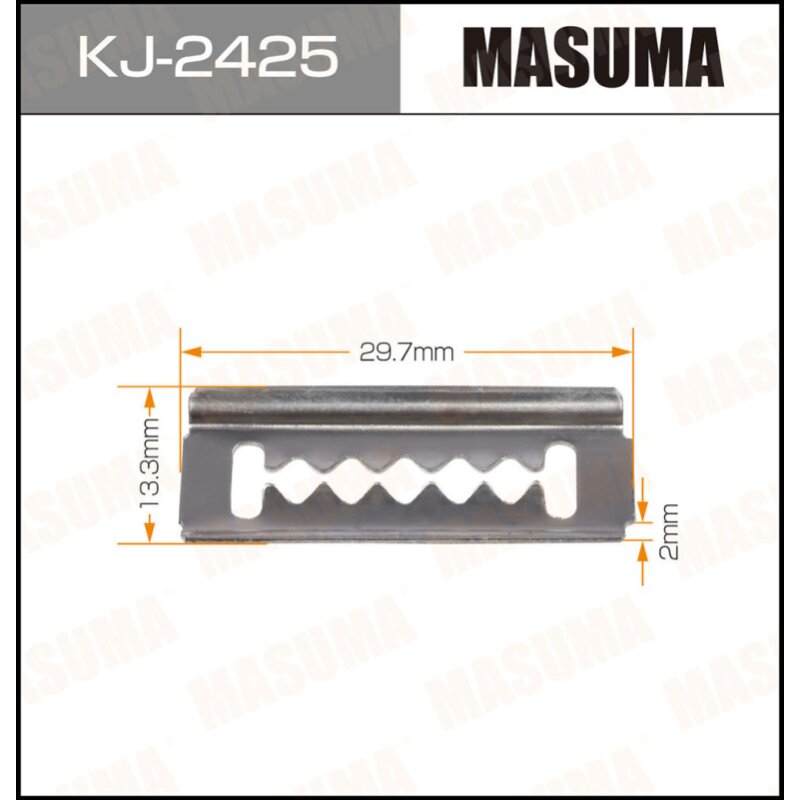 Клипса крепежная MASUMA KJ-2425 (OEM GJ21-50-049
Клипса крепежная MASUMA KJ-2425 (OEM GJ21-50-049