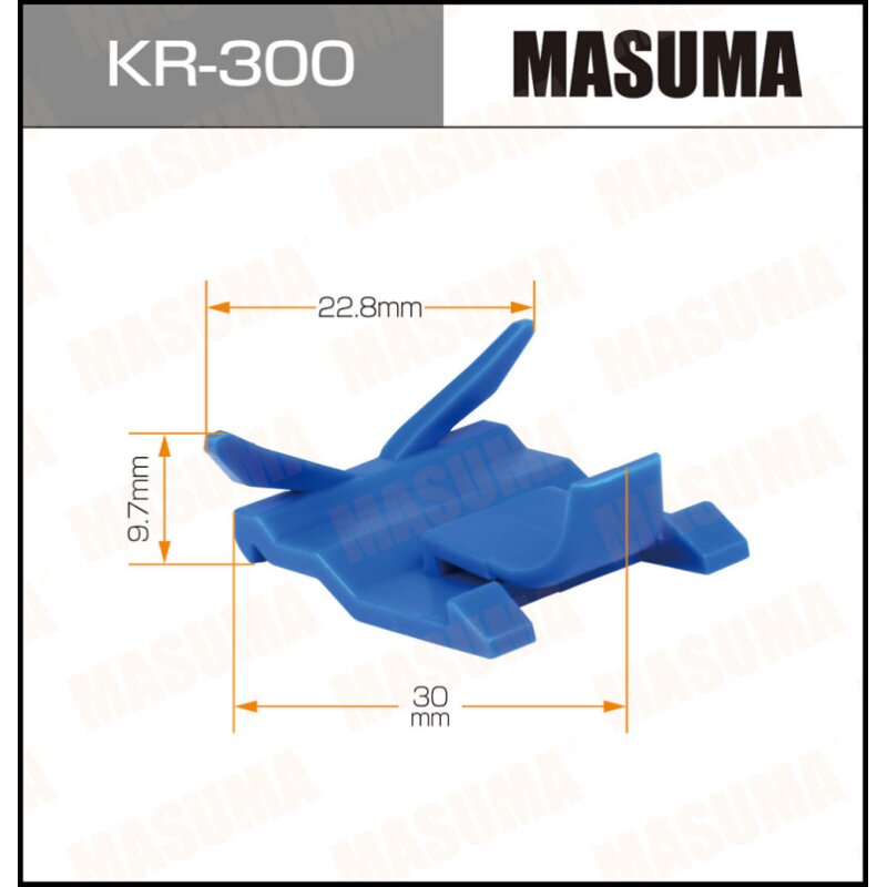 Клипса крепежная MASUMA KR-300 (OEM 83219-22000
Клипса крепежная MASUMA KR-300 (OEM 83219-22000