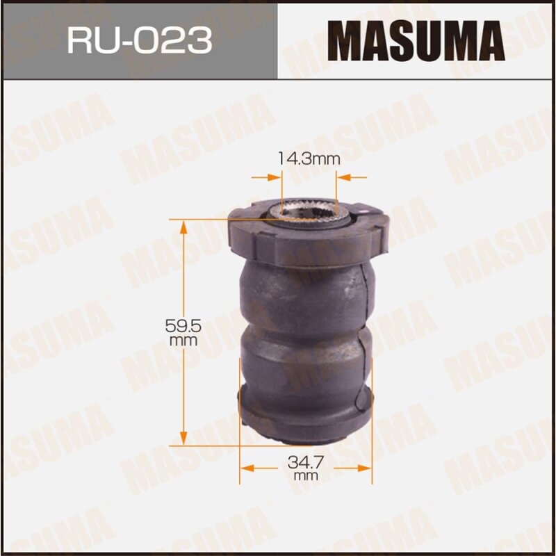 Сайлентблок "Masuma" Corolla /AE10#, EE10#/ front low (1/140)
Сайлентблок "Masuma" Corolla /AE10#, EE10#/ front low (1/140)