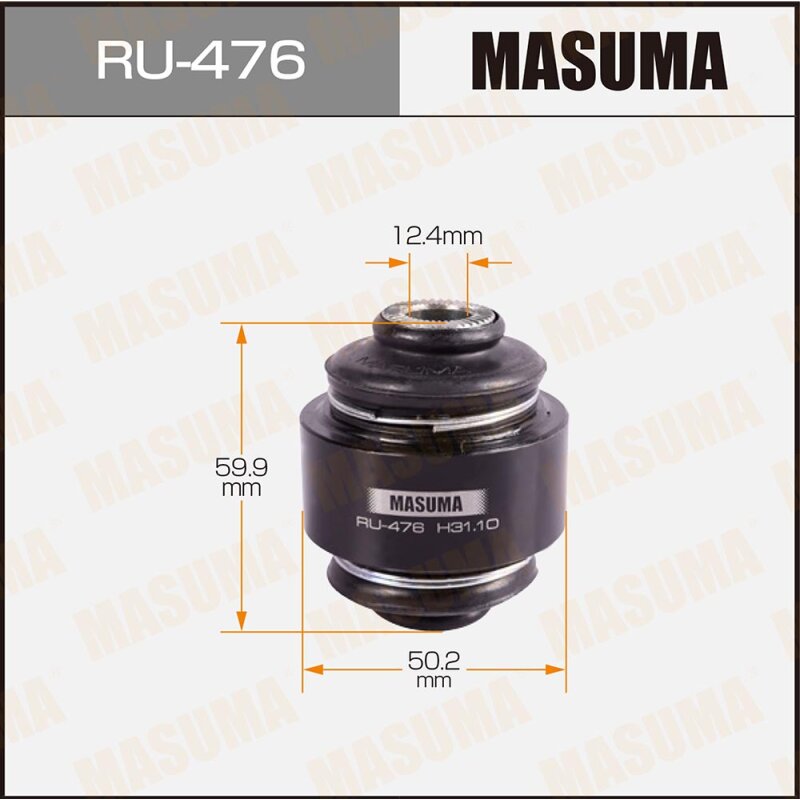 Сайлентблок MASUMA RAV4/ ACA3#, ALA30, GSA33 rear low
Сайлентблок MASUMA RAV4/ ACA3#, ALA30, GSA33 rear low