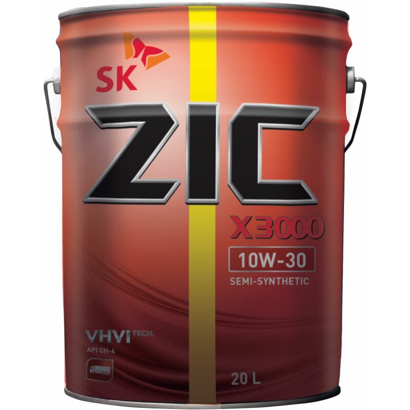 Масло моторное ZIC X3000 10w30 полусинтетическое, CH-4, для дизельного двигателя, 20л, арт. 192600
Масло моторное ZIC X3000 10w30 полусинтетическое, CH-4, для дизельного двигателя, 20л, арт. 192600