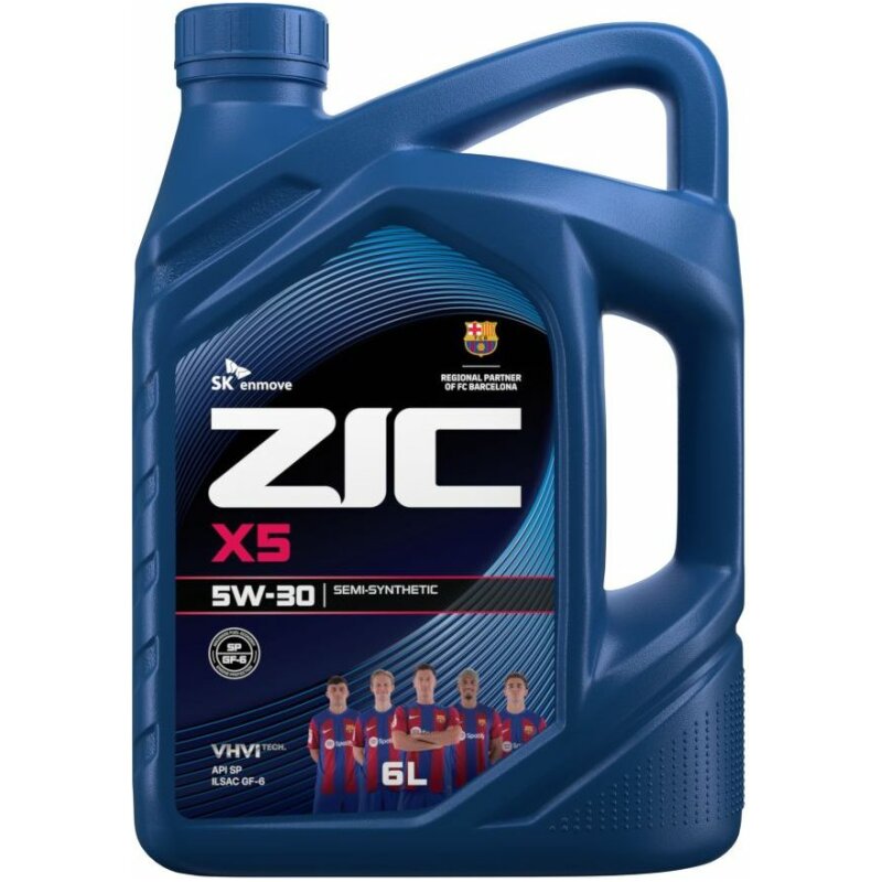 Масло моторное ZIC X5 5w30 полусинтетическое, SN PLUS/GF-5, для бензинового двигателя, 6л, арт. 172621
Масло моторное ZIC X5 5w30 полусинтетическое, SN PLUS/GF-5, для бензинового двигателя, 6л, арт. 172621