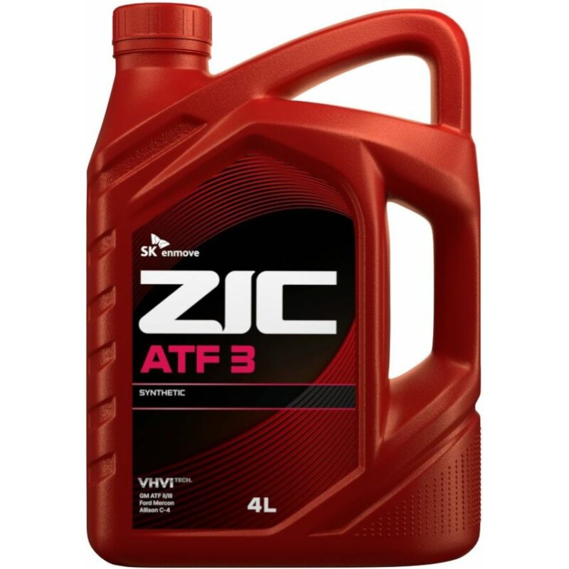 Масло трансмиссионное ZIC ATF 3 Dexron III синтетическое, 4л, арт. 162632
Масло трансмиссионное ZIC ATF 3 Dexron III синтетическое, 4л, арт. 162632