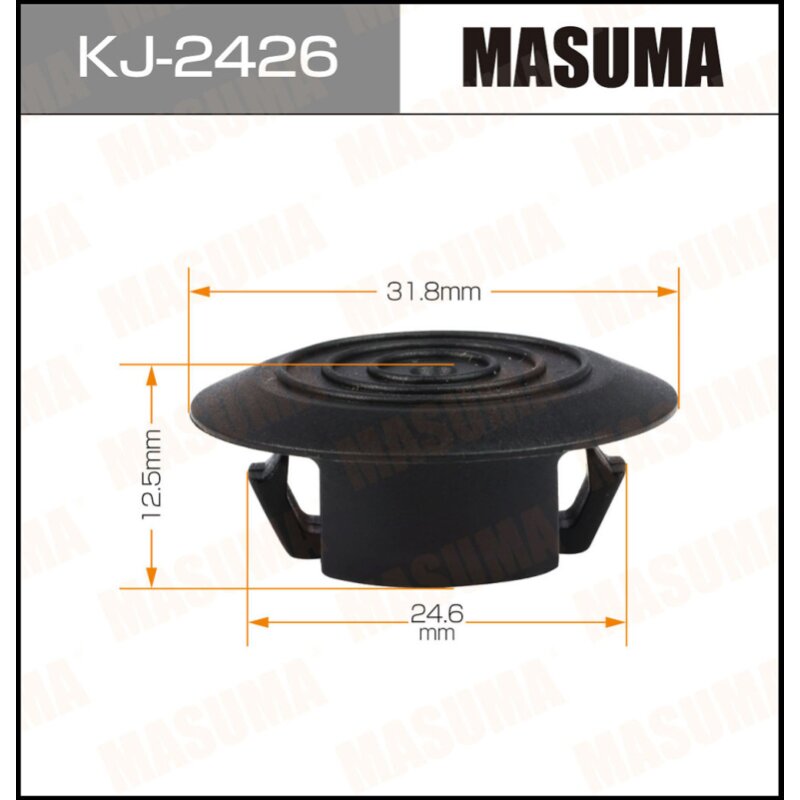 Клипса крепежная MASUMA KJ-2426 (OEM 76924-52021) (стоимость за упаковку 50 шт
Клипса крепежная MASUMA KJ-2426 (OEM 76924-52021) (стоимость за упаковку 50 шт