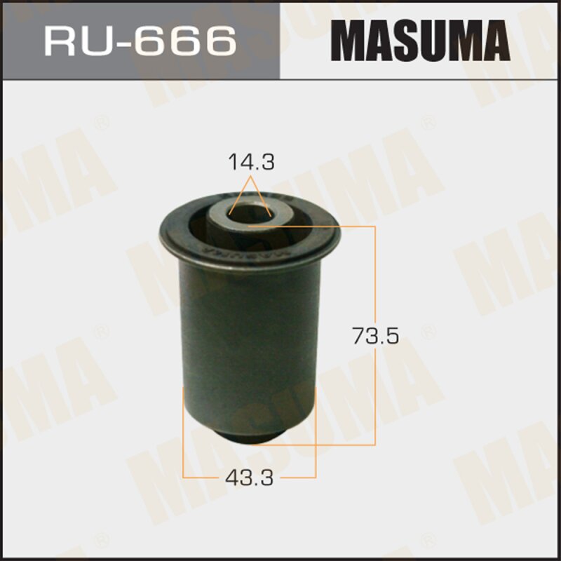 Сайлентблок MASUMA PATHFINDER/ R51M front low
Сайлентблок MASUMA PATHFINDER/ R51M front low