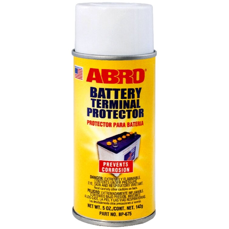 Состав для защиты клемм АКБ ABRO BP-675, аэрозоль 142мл
Состав для защиты клемм АКБ ABRO BP-675, аэрозоль 142мл