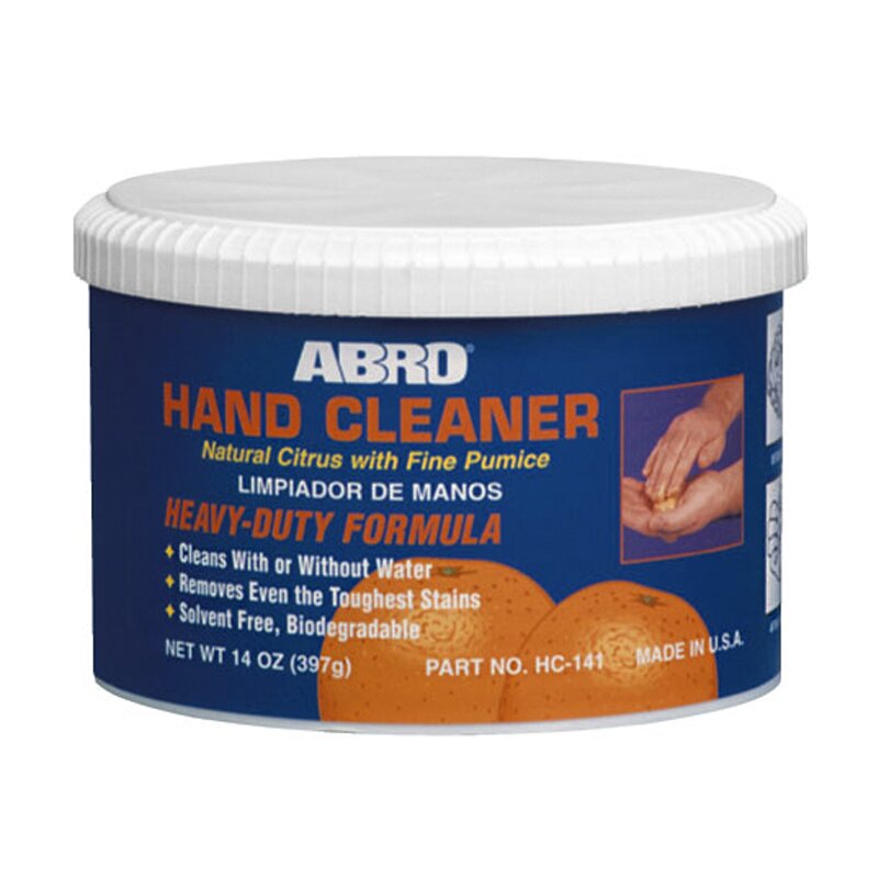 Очиститель для рук ABRO Hand Cleaner, с абразивом, банка 397г, арт. HC-141
Очиститель для рук ABRO Hand Cleaner, с абразивом, банка 397г, арт. HC-141