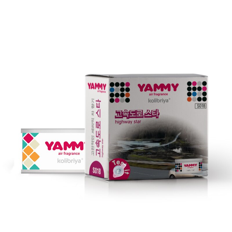 Ароматизатор меловой Yammy "Highway Star" на торпедо баночка
Ароматизатор меловой Yammy "Highway Star" на торпедо баночка