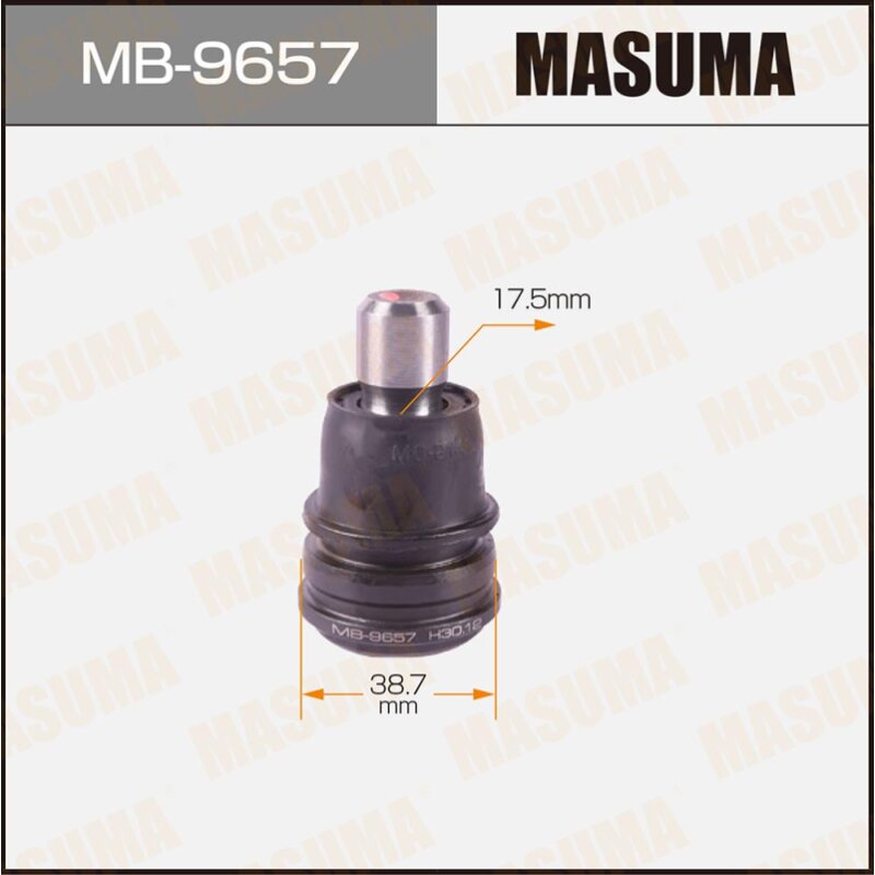 Шаровая опора MASUMA front low DEMIO/ DY3R, DY5R
Шаровая опора MASUMA front low DEMIO/ DY3R, DY5R