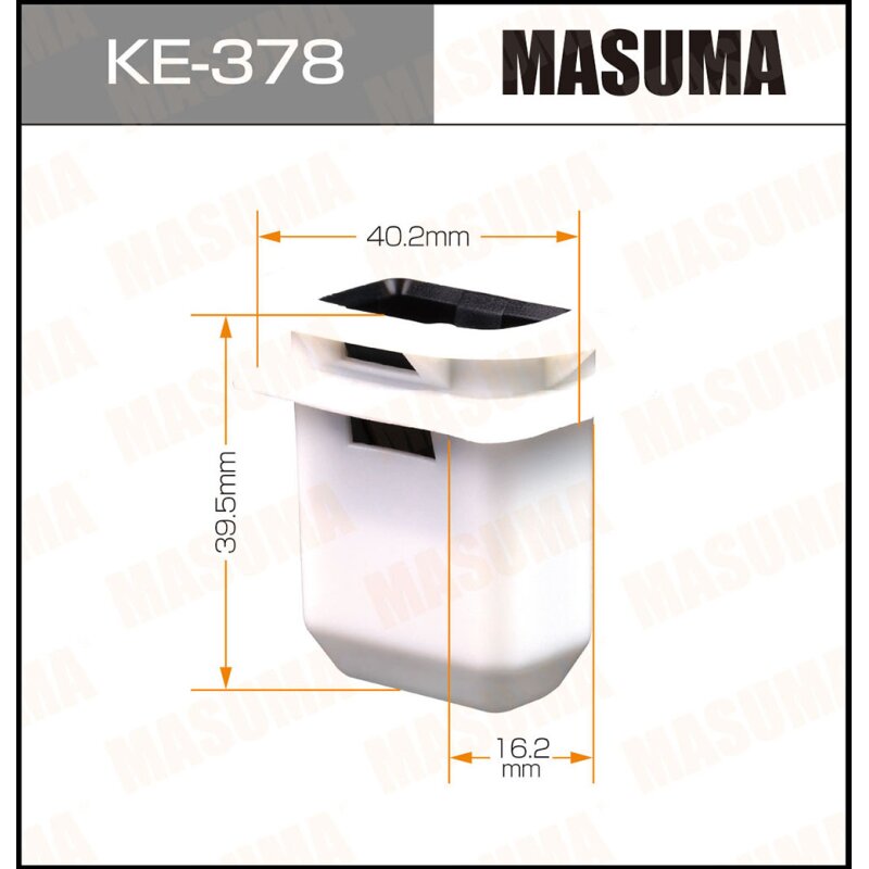Клипса крепежная MASUMA KE-378 (OEM 4L0-886-373) (стоимость за упаковку 50 шт
Клипса крепежная MASUMA KE-378 (OEM 4L0-886-373) (стоимость за упаковку 50 шт