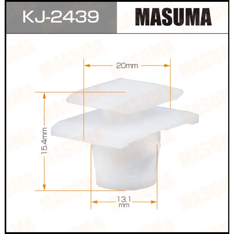 Клипса крепежная MASUMA KJ-2439 (OEM 75315-S9A-004)
Клипса крепежная MASUMA KJ-2439 (OEM 75315-S9A-004)