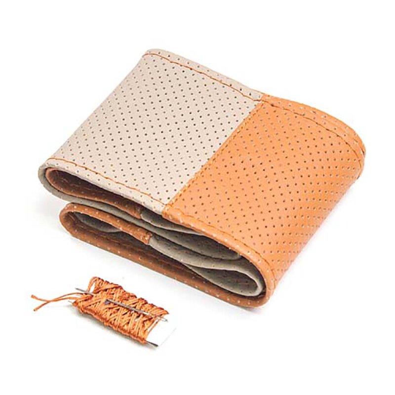 Набор для перетяжки руля CARFORT HANDMADE, кожа, бежевый/коричневый цвет, размер M (37-39см), комплект (нить, игла)
Набор для перетяжки руля CARFORT HANDMADE, кожа, бежевый/коричневый цвет, размер M (37-39см), комплект (нить, игла)