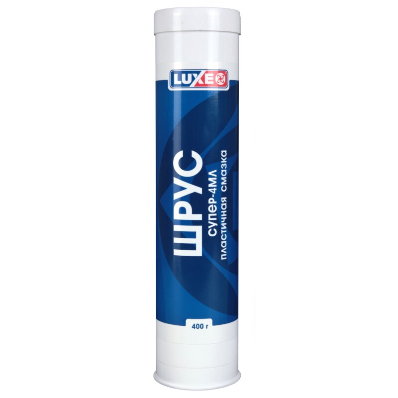 Смазка пластичная LUXE Шрус-4, многоцелевая, водостойкая, с дисульфидом молибдена, туба 400 г
Смазка пластичная LUXE Шрус-4, многоцелевая, водостойкая, с дисульфидом молибдена, туба 400 г