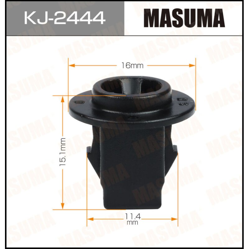 Клипса крепежная MASUMA KJ-2444 (OEM 76881-JG00A) (стоимость за упаковку 50 шт
Клипса крепежная MASUMA KJ-2444 (OEM 76881-JG00A) (стоимость за упаковку 50 шт