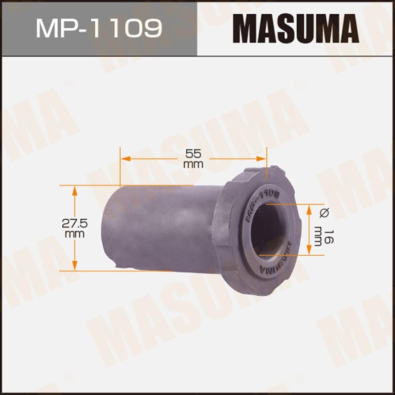 Втулка рессорная MASUMA /rear/ L200/ KA4T, KB4T, UPPER
Втулка рессорная MASUMA /rear/ L200/ KA4T, KB4T, UPPER