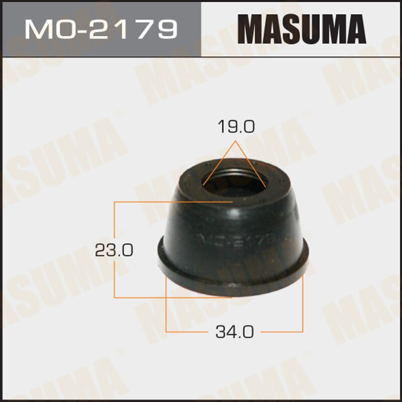Шаровой пыльник MASUMA 18х34х23
Шаровой пыльник MASUMA 18х34х23