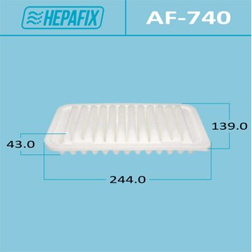 Фильтр воздушный Hepafix A-740, арт. AF-740
Фильтр воздушный Hepafix A-740, арт. AF-740
