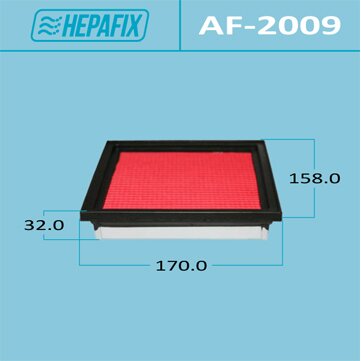 Фильтр воздушный Hepafix A-2009, арт. AF-2009
Фильтр воздушный Hepafix A-2009, арт. AF-2009