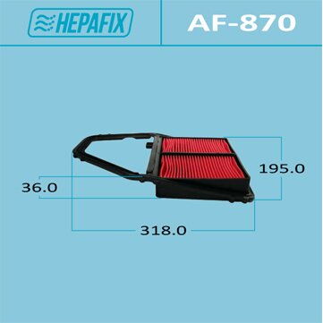 Фильтр воздушный Hepafix A-870, арт. AF-870
Фильтр воздушный Hepafix A-870, арт. AF-870