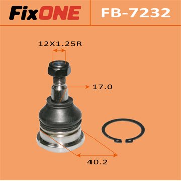 Шаровая опора "FIXONE" front low CHARIOT/ D02W, D03W, D05W
Шаровая опора "FIXONE" front low CHARIOT/ D02W, D03W, D05W