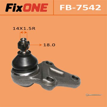 Шаровая опора "FIXONE" front low ESCUDO TA01
Шаровая опора "FIXONE" front low ESCUDO TA01