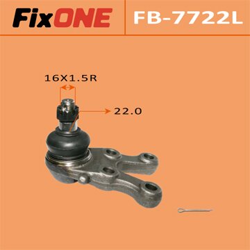 Шаровая опора "FIXONE" front low PAJERO/ V21W, V45W LH
Шаровая опора "FIXONE" front low PAJERO/ V21W, V45W LH