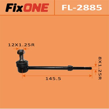 Стойка стабилизатора (линк) "FIXONE" rear HILUX SURF/ VZN130G
Стойка стабилизатора (линк) "FIXONE" rear HILUX SURF/ VZN130G
