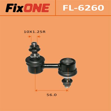 Стойка стабилизатора (линк) "FIXONE" front CR-V RD1, 2, Civic EK#
Стойка стабилизатора (линк) "FIXONE" front CR-V RD1, 2, Civic EK#