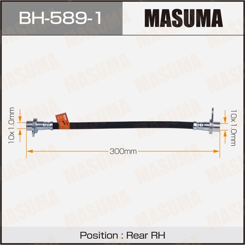 Шланг тормозной MASUMA M- /rear/ OUTLANDER/ CW5W, CW6W
Шланг тормозной MASUMA M- /rear/ OUTLANDER/ CW5W, CW6W