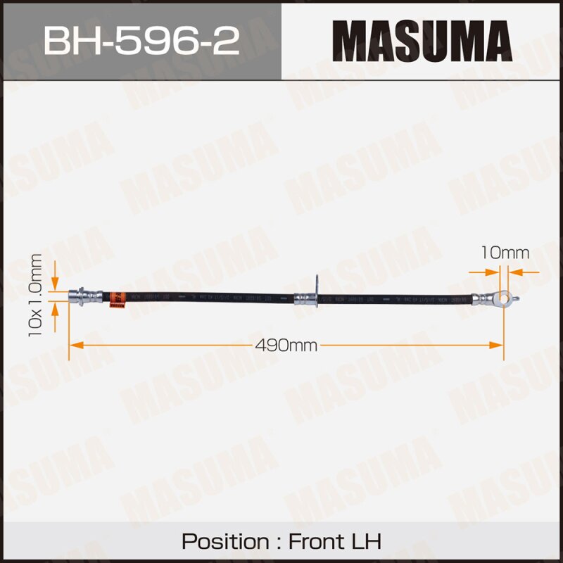 Шланг тормозной MASUMA T- /front/ RX350 GGL15L LH
Шланг тормозной MASUMA T- /front/ RX350 GGL15L LH