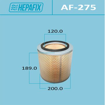 Фильтр воздушный Hepafix A-275, арт. AF-275
Фильтр воздушный Hepafix A-275, арт. AF-275