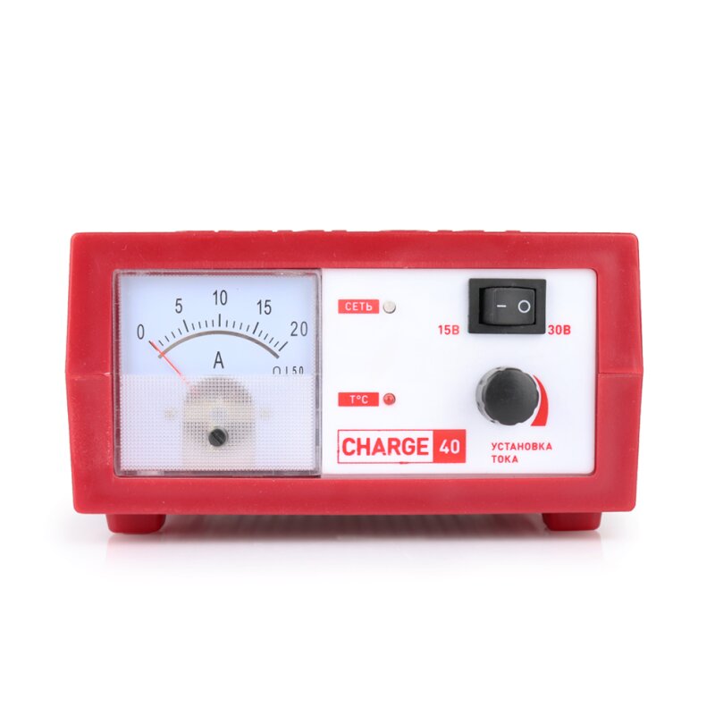 Устройство зарядно-предпусковое Carfort Charge-40, автоматический режим, с функцией блока питания, 12В/24В, ток заряда 0.4-20А, арт. СС1040
Устройство зарядно-предпусковое Carfort Charge-40, автоматический режим, с функцией блока питания, 12В/24В, ток заряда 0.4-20А, арт. СС1040