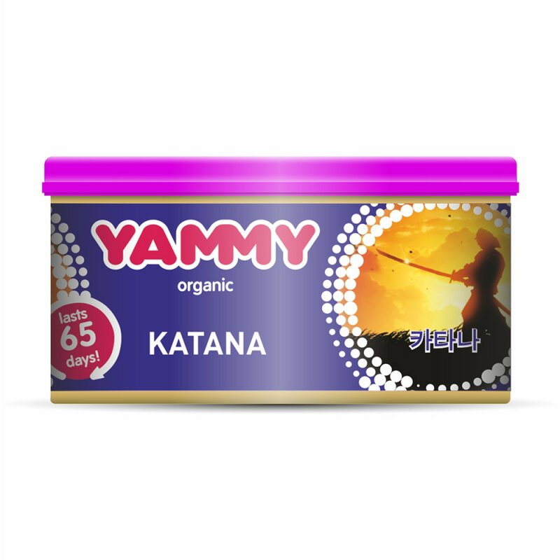 Ароматизатор на торпедо Yammy "Katana"с растительным наполнителем, баночка 42 гр.
Ароматизатор на торпедо Yammy "Katana"с растительным наполнителем, баночка 42 гр.