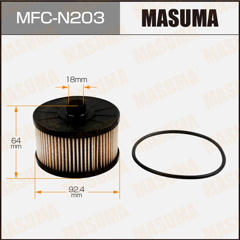Фильтр масляный Masuma, арт. MFC-N203
Фильтр масляный Masuma, арт. MFC-N203