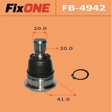 Шаровая опора FIXONE front low TEANA/J31 (1/40)
Шаровая опора FIXONE front low TEANA/J31 (1/40)