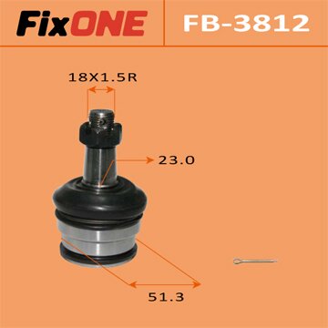 Шаровая опора FIXONE front low HDJ101, UZJ101 (1/20)
Шаровая опора FIXONE front low HDJ101, UZJ101 (1/20)