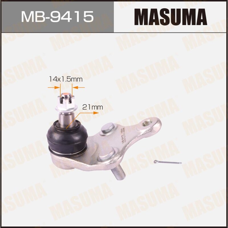 Шаровая опора MASUMA front low AVENSIS/ ADT270L, ZRT270L
Шаровая опора MASUMA front low AVENSIS/ ADT270L, ZRT270L